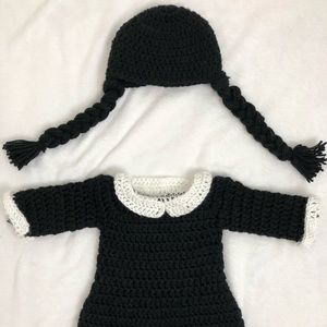 Adams Family Wednesday Halloween Costume NB 0-6